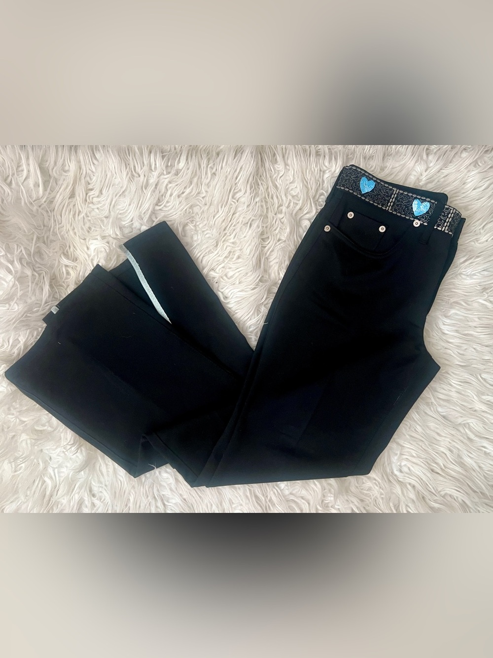 Vertigo Paris Black Pants with Branded Waist Label